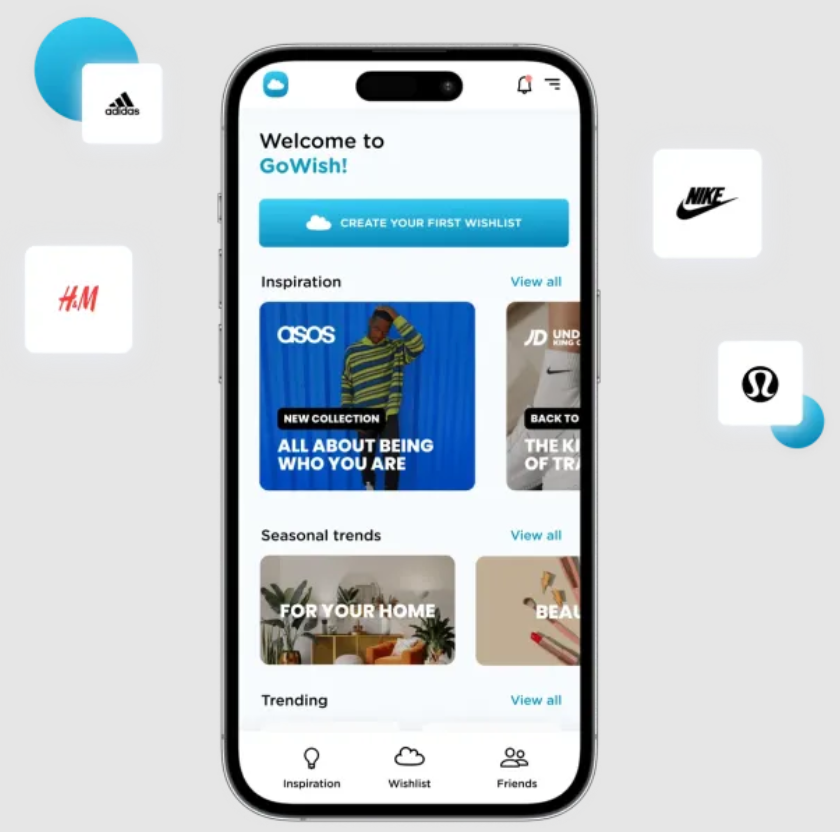Ứng dụng GoWish đạt mức tăng trưởng kỷ lục, trở thành ứng dụng danh sách mong muốn hàng đầu